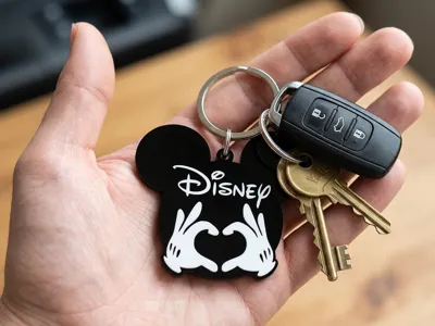 Disney Keychain with Mickey's Hands