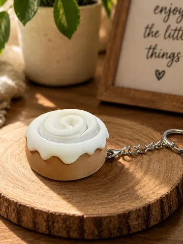 Llavero: Sweet Cinnamon Roll Keychain — vista de referencia 2
