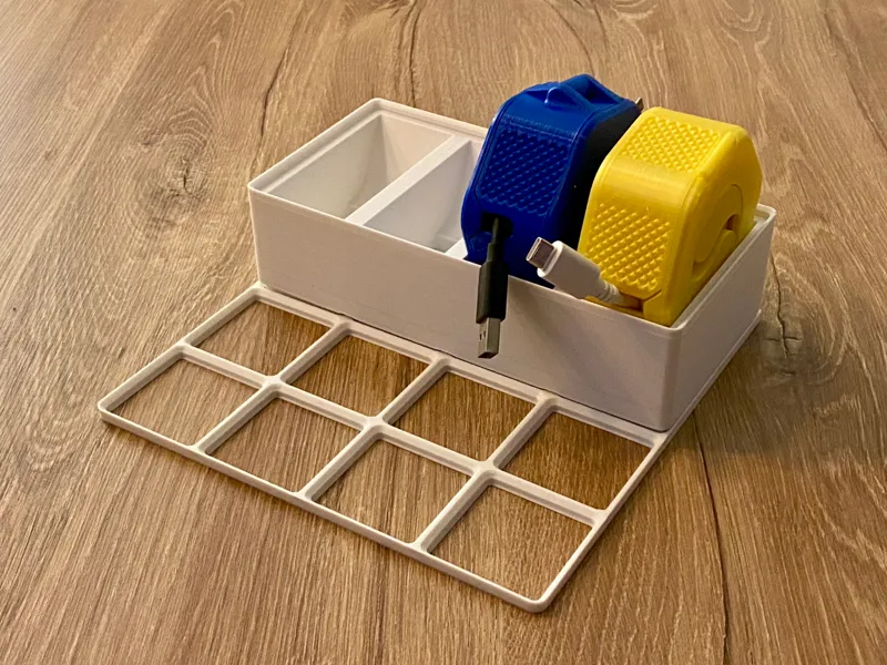 Gridfinity - Portable Cable Organizer Holder (big)
