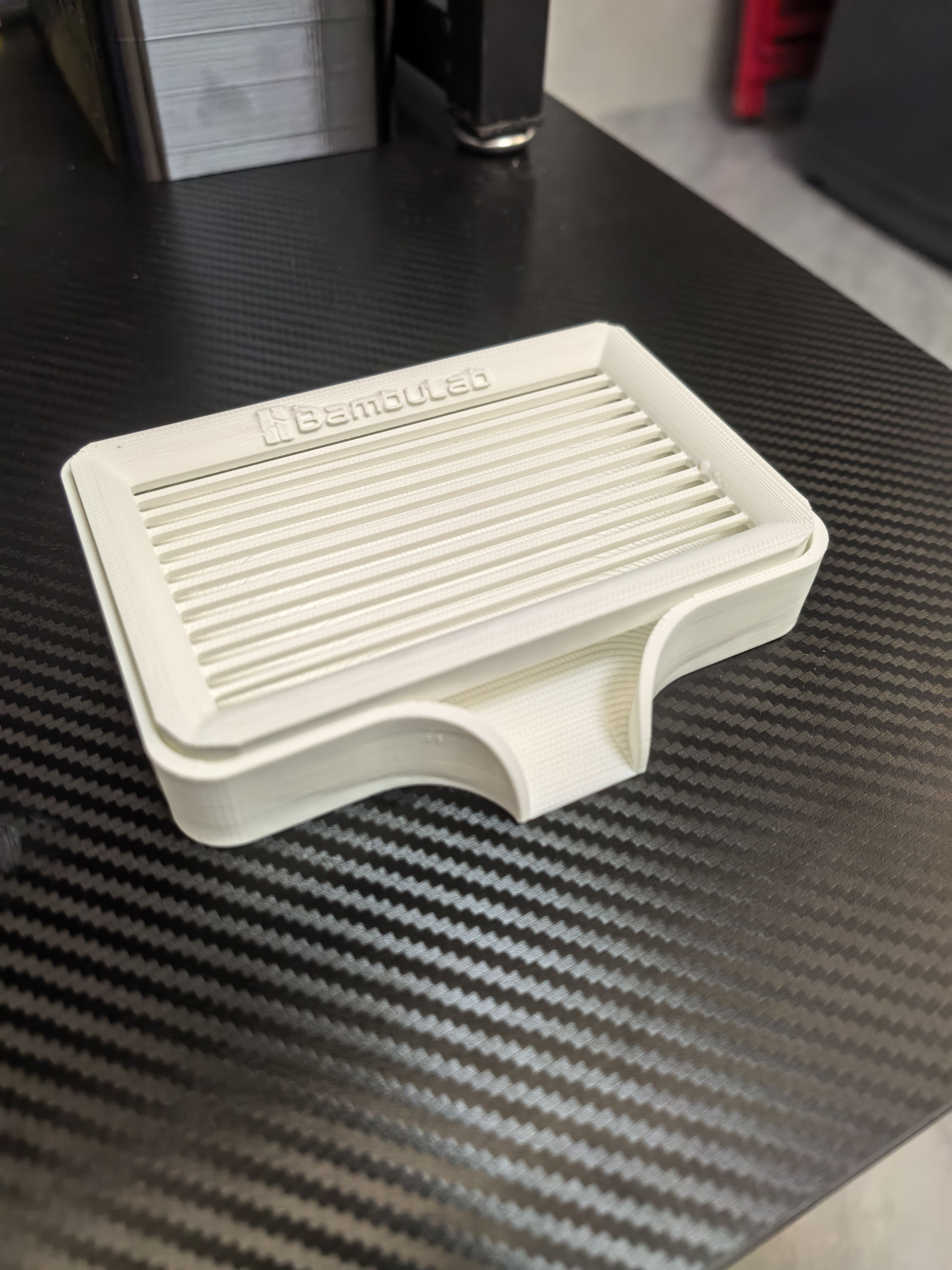 Miniatura 1 do modelo 3D 肥皂/香皂盒  soap box  沥水肥皂盒