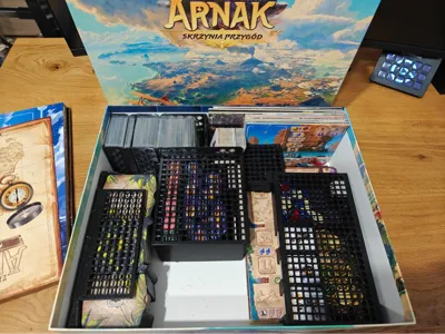 Lost Ruins Of Arnak Adventure Chest Board Game ALL