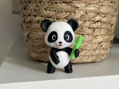 Panda with Bamboo