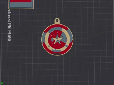 Captain Marvel Retro Color Keychain
