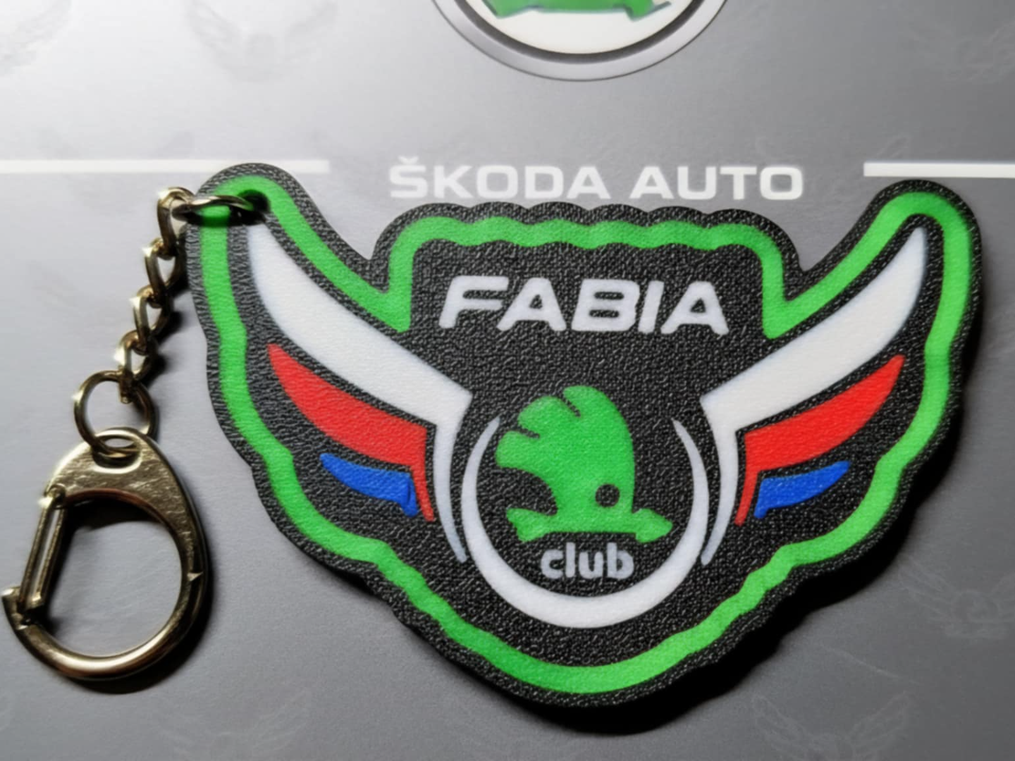 Škoda Fabia Club – Exclusive Multi-Color Keychain