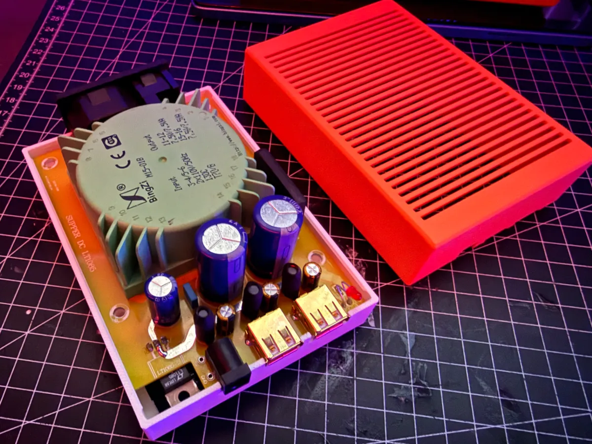 LT1085 5V 3A Linear Transformer Case - Free 3D Print Model - MakerWorld