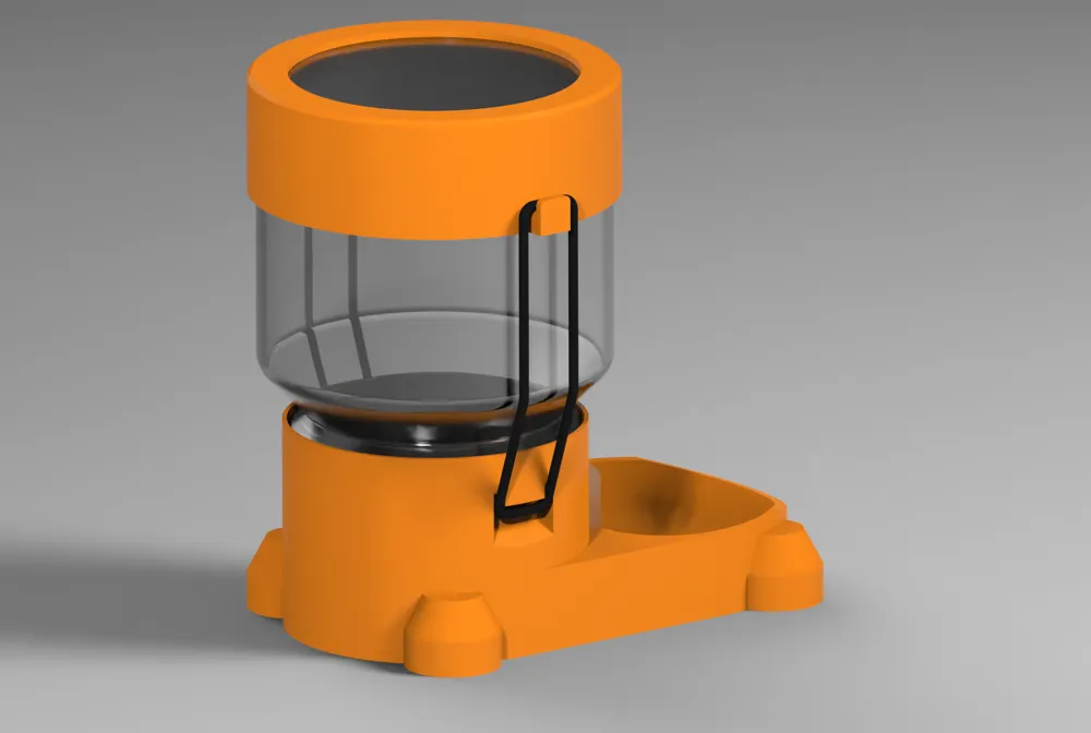 Cat feeder - gravity - Free 3D Print Model - MakerWorld