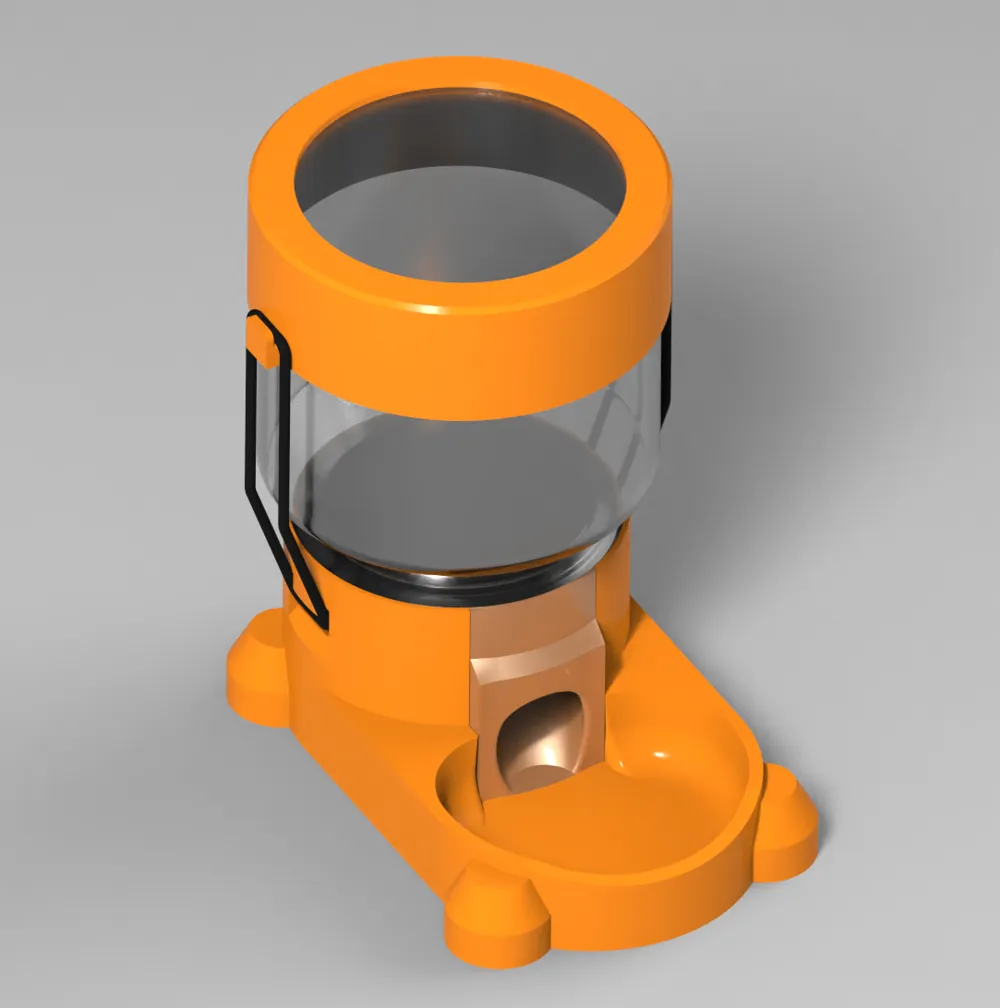 Cat feeder - gravity - Free 3D Print Model - MakerWorld
