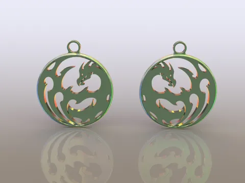 Dragon earrings (6) view 4