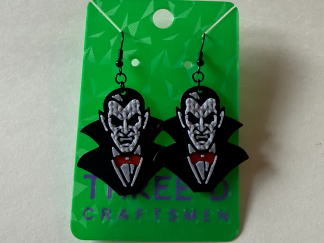 Knit Dracula Earrings