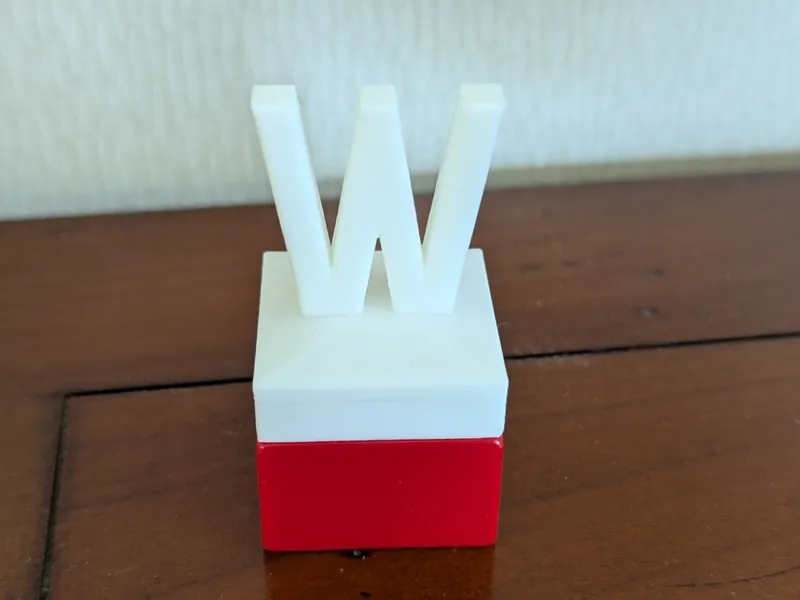 Alphabet Duplo compatible - Lettre W