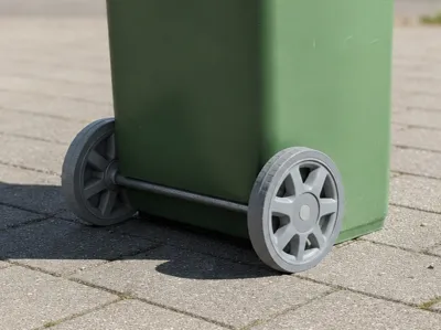 Ford RS Steel Wheel - Wheelie Bin Wheel Cover