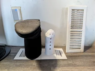 floor vent shoe rack warmer dryer