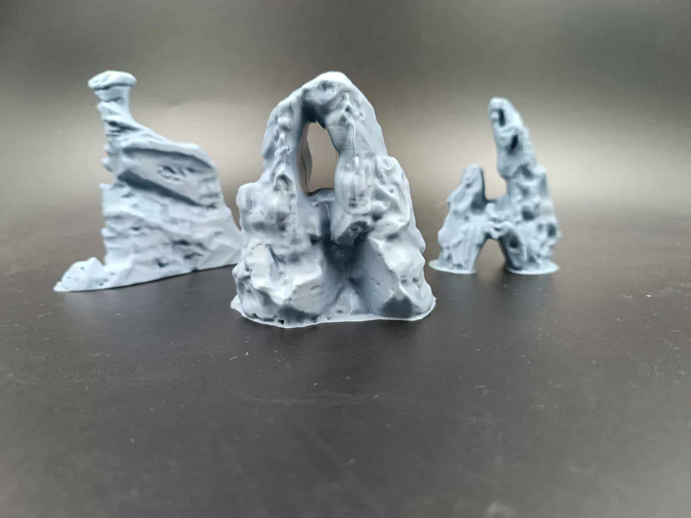Miniature Volcanic Rock Terrain & Altar - scenery by drakeforge3d ...