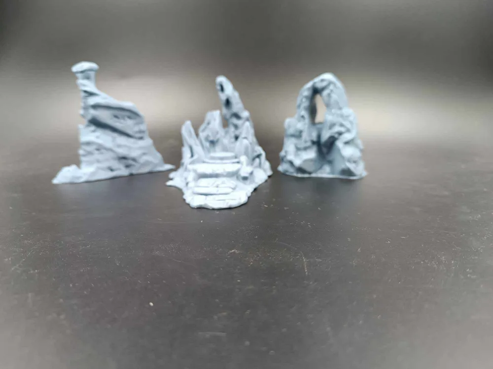 Miniature Volcanic Rock Terrain & Altar - scenery by drakeforge3d ...