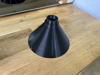 Silica funnel