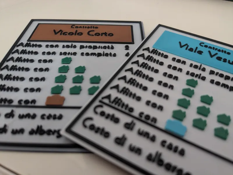 Carte Monopoly - tutte le proprietà