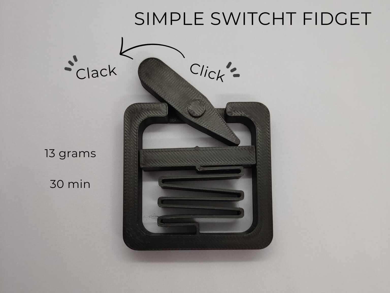 Simple switch fidget toy
