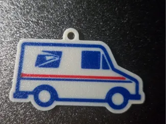 USPS LLV Keychain