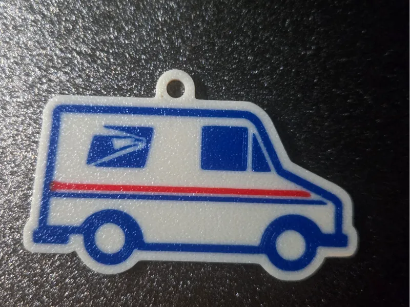 USPS LLV Keychain