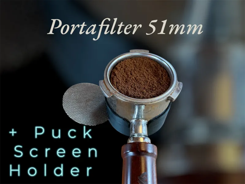 Simple 51mm Portafilter Holder+Puck Screen Holder