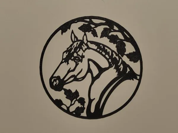 Tête de cheval — décoration murale