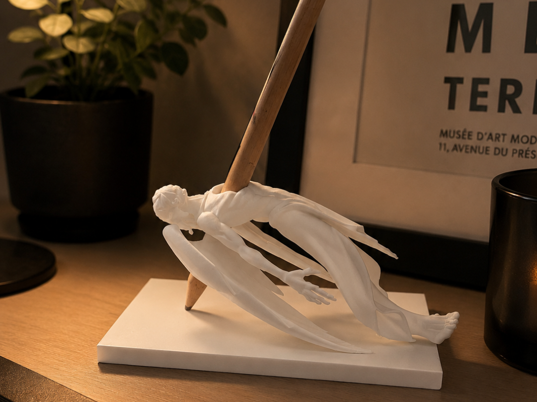 Fallen Angel Pen Holder – Ultra Detailed Fantasy 
