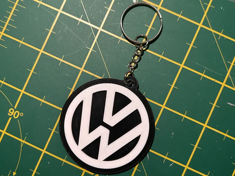 Volkswagen badge keyring