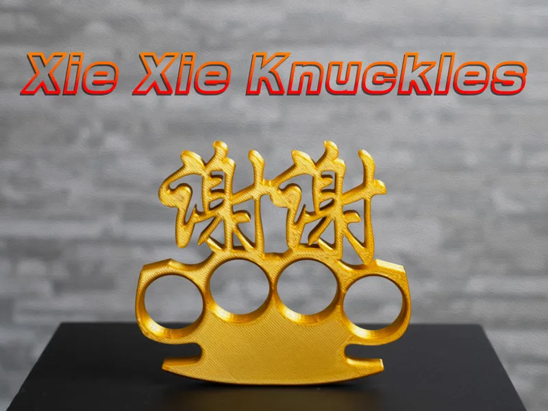 Xie Xie Knuckles - Brass Knuckles 謝謝