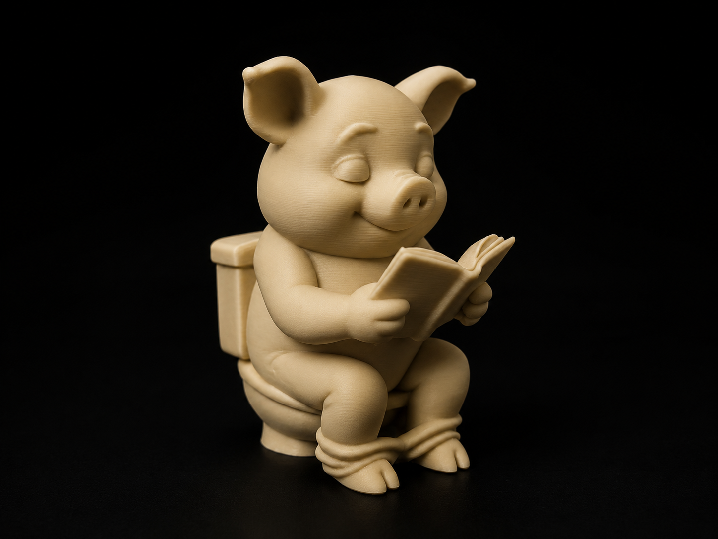 Toilet Pig - Figurine