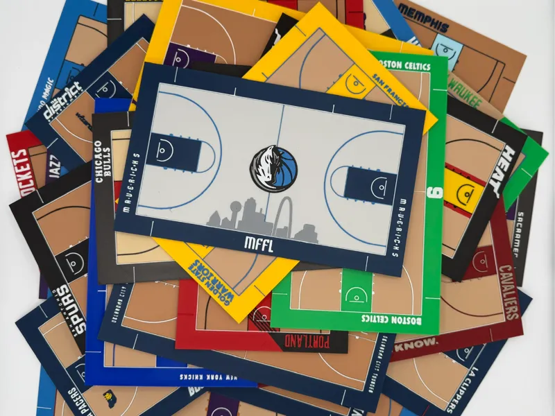 NBA Basketball Courts