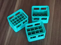 Full walls empty crate