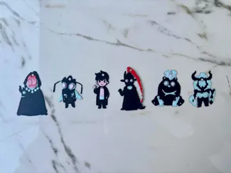 3D Surface Keychains - Solo Leveling Shadows