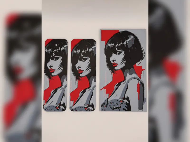 Red Lips Denim Glare hueforge Portrait Set