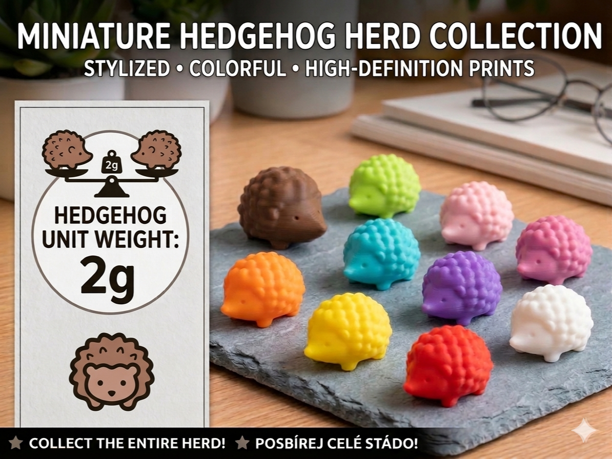 Pocket-Sized Prickles: The 2g Hedgehog Miniature