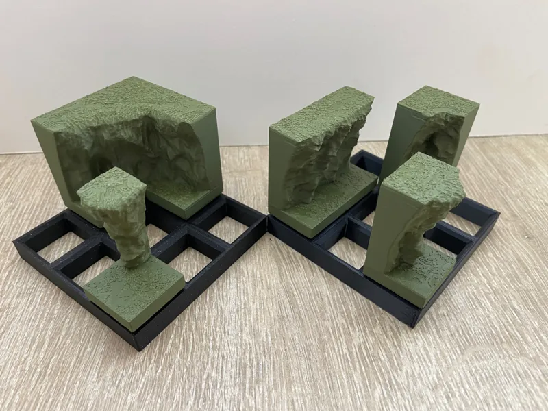 Grass Cliffs - Tall - DungeonBlocks