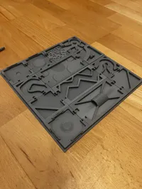 0.2mm layer, 2 walls, 8% infill Einfarbig