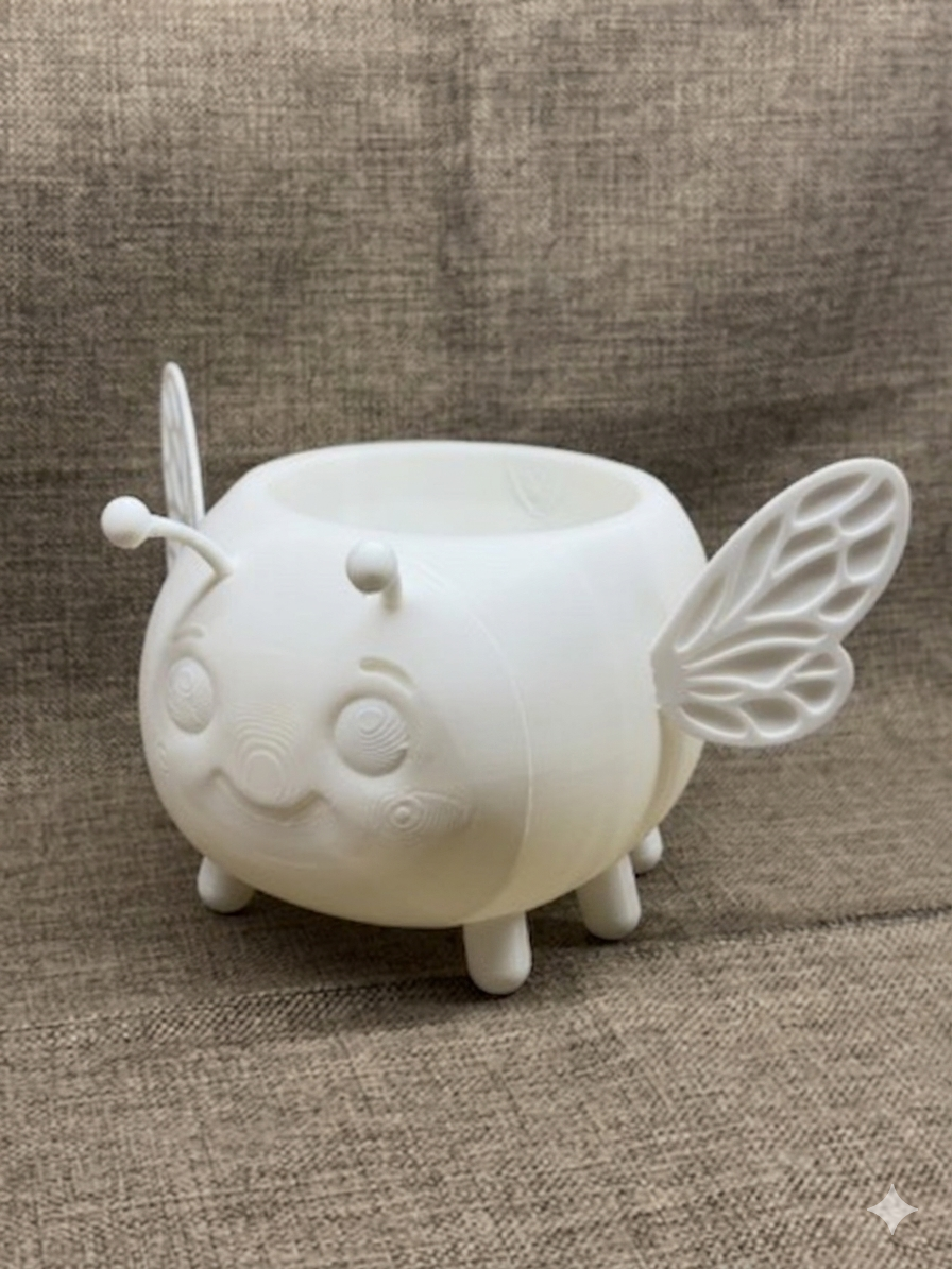 Miniatura 2 do modelo 3D 蜜蜂造型-昆虫花盆