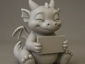 Babydrache Happy Birthday - Drache