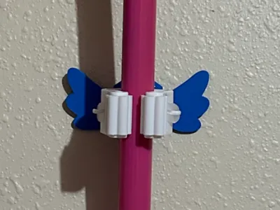 Hangable Mop/Wand Holder Extender