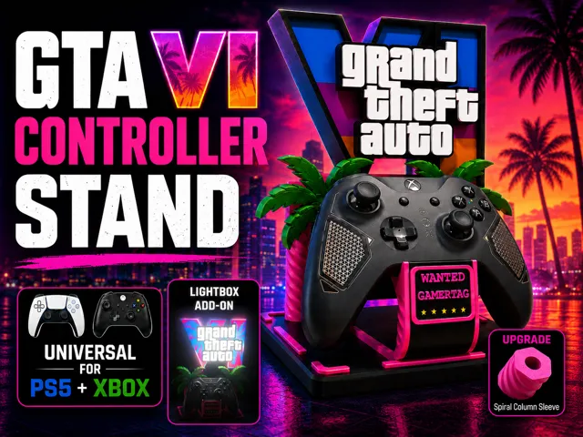 GTA VI Universal PS5 & Xbox Controller Stand