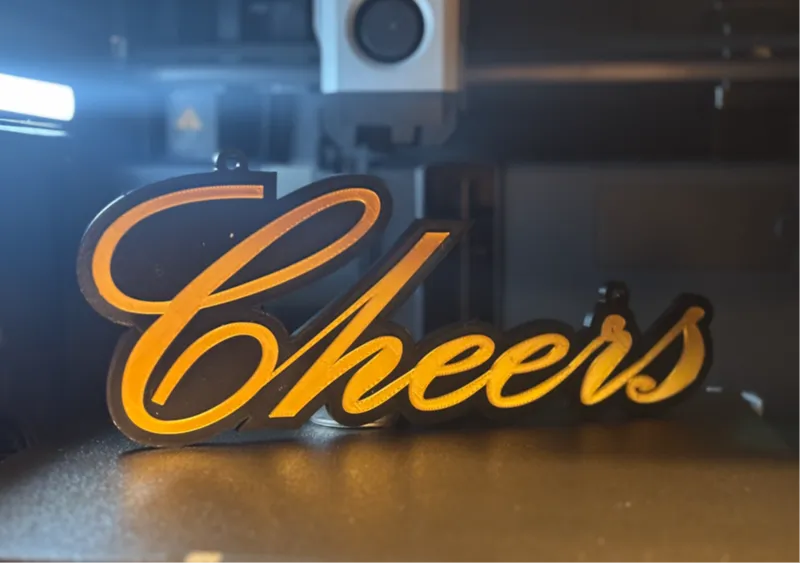 "Cheers" Sign