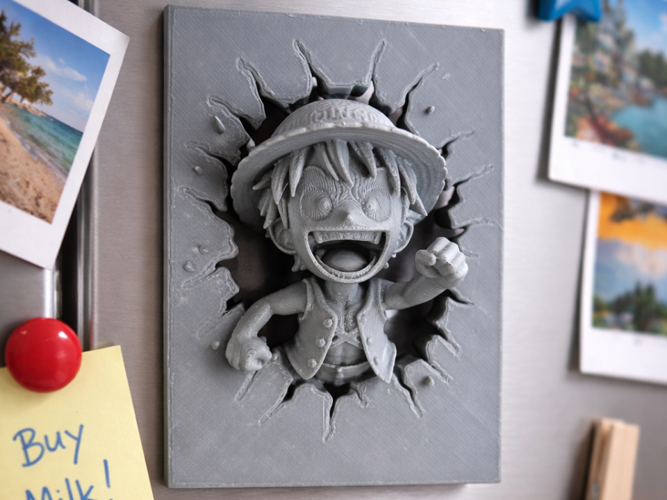 Magnet Luffy One Piece