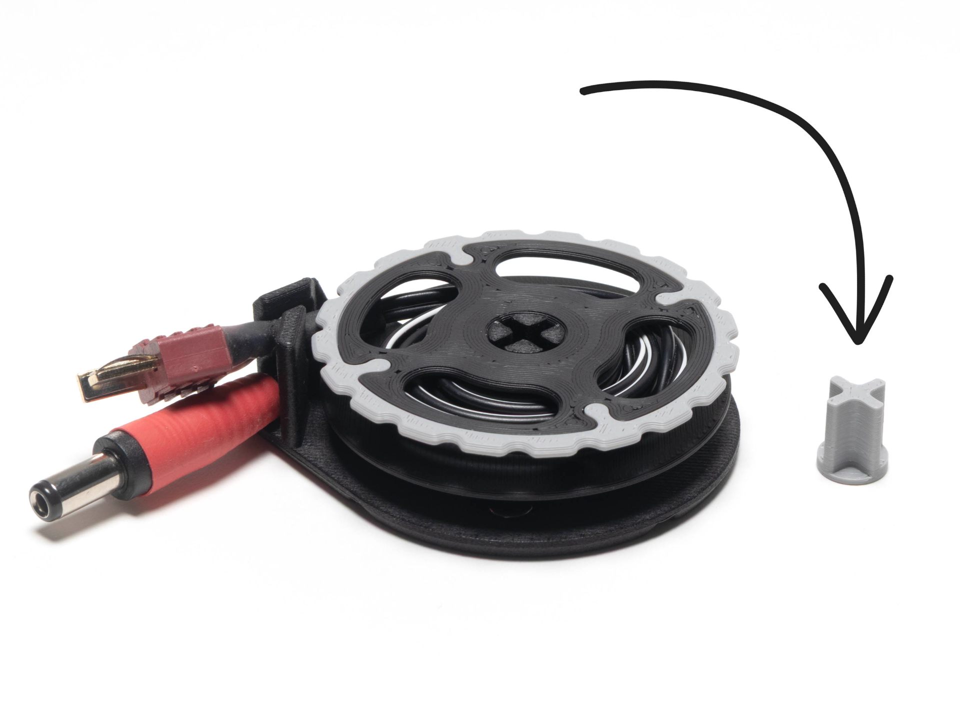 SOLDR - Cable Reel / Spool Locking Clip