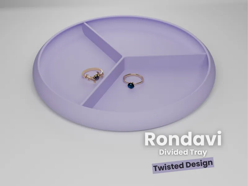 Rondavi Divided Tray