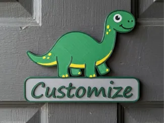 Dinosaur with customizable name