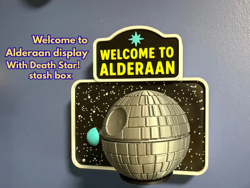 Welcome to Alderaan! Death Star Stash Box Display
