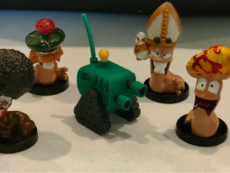 Worms Board Game Sentry Gun / Turret
