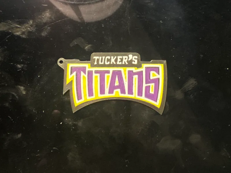TUCKERS TITANS NKH AWEARNESS KEYCHAIN
