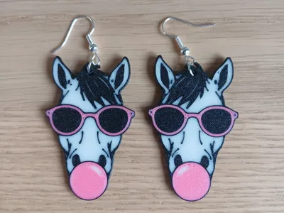 Horse earrings