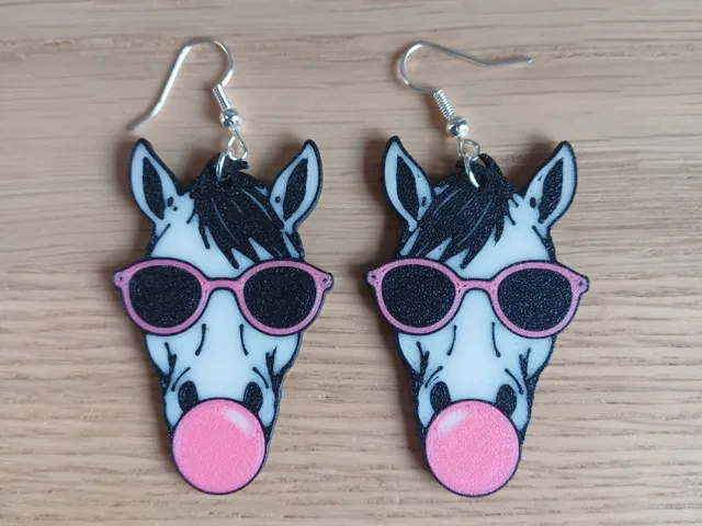 Horse earrings